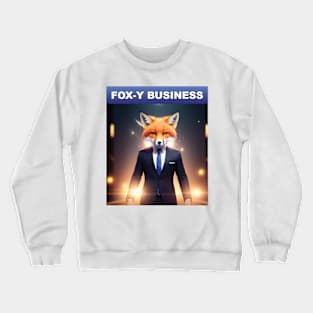 Just a Fox-y business Crewneck Sweatshirt